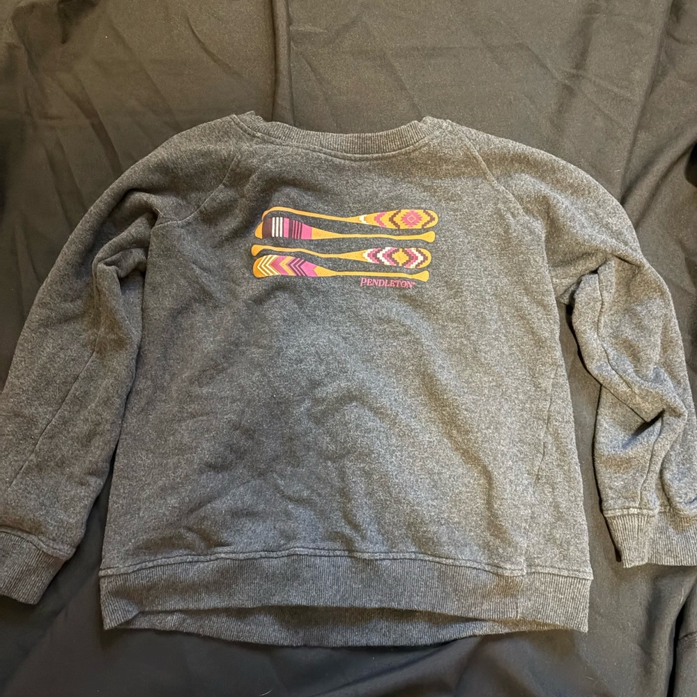 Pendleton Women's Aztec Oars Paddles Crew Neck Sweatshirt